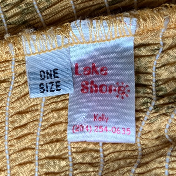 Yellow Strapless Halter Floral Print Summer Dress/Beach - Picture 6 of 15